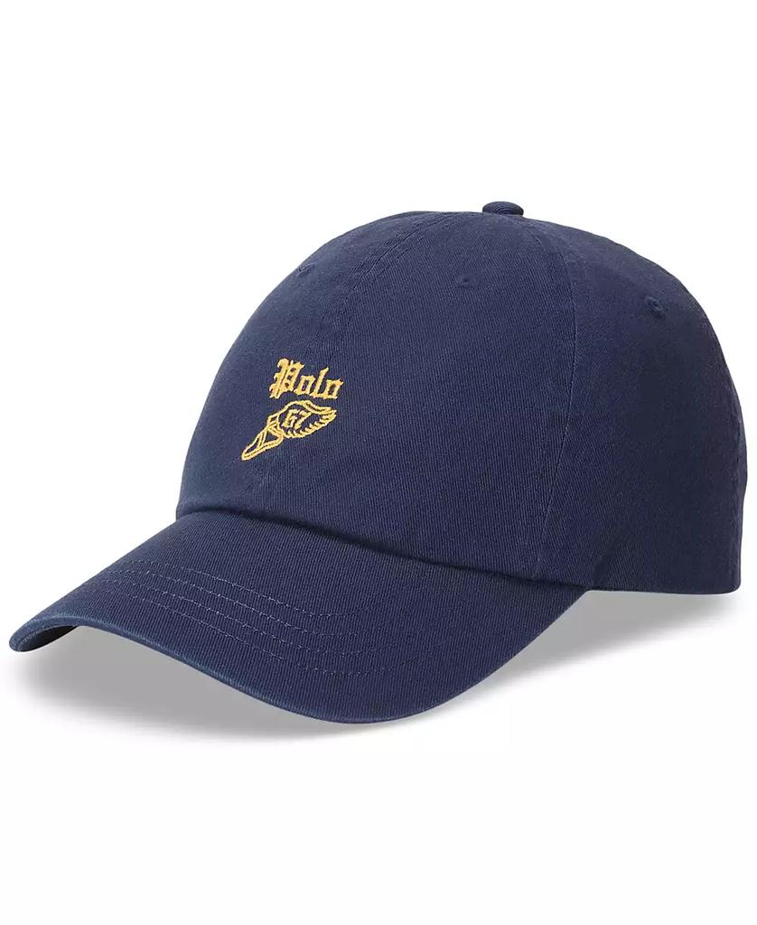 Ralph Lauren Men's Embroidered Twill Ball Cap