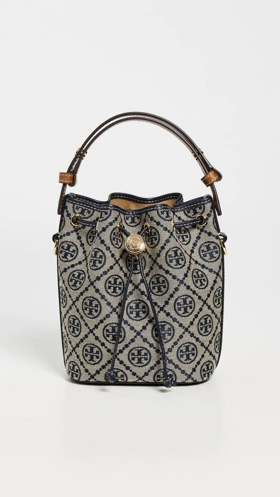 Tory Burch T Monogram Mini Bucket Bag