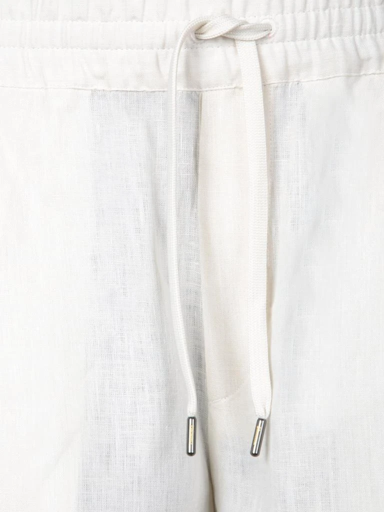 Herno Linen Beige Bermuda Shorts 3