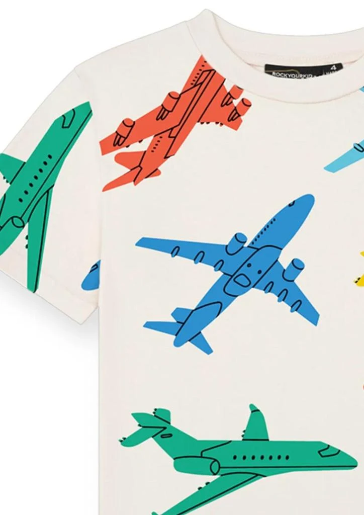 Rock Your Baby Rock Your Baby - Kid's Big Jet Plane T-shirt 3