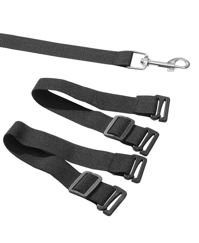 AOSTIRMOTOR Travel Companion Dog Car Seat - Secure Center Console Booster for Small Breeds 2