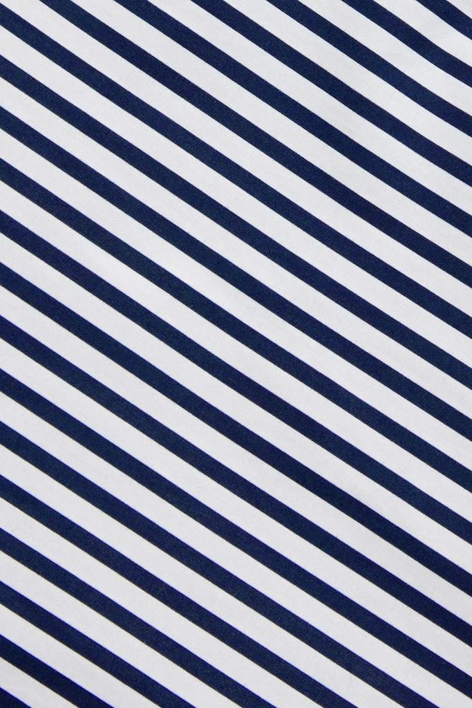 FRAME Striped cotton-poplin mini shirt dress 4