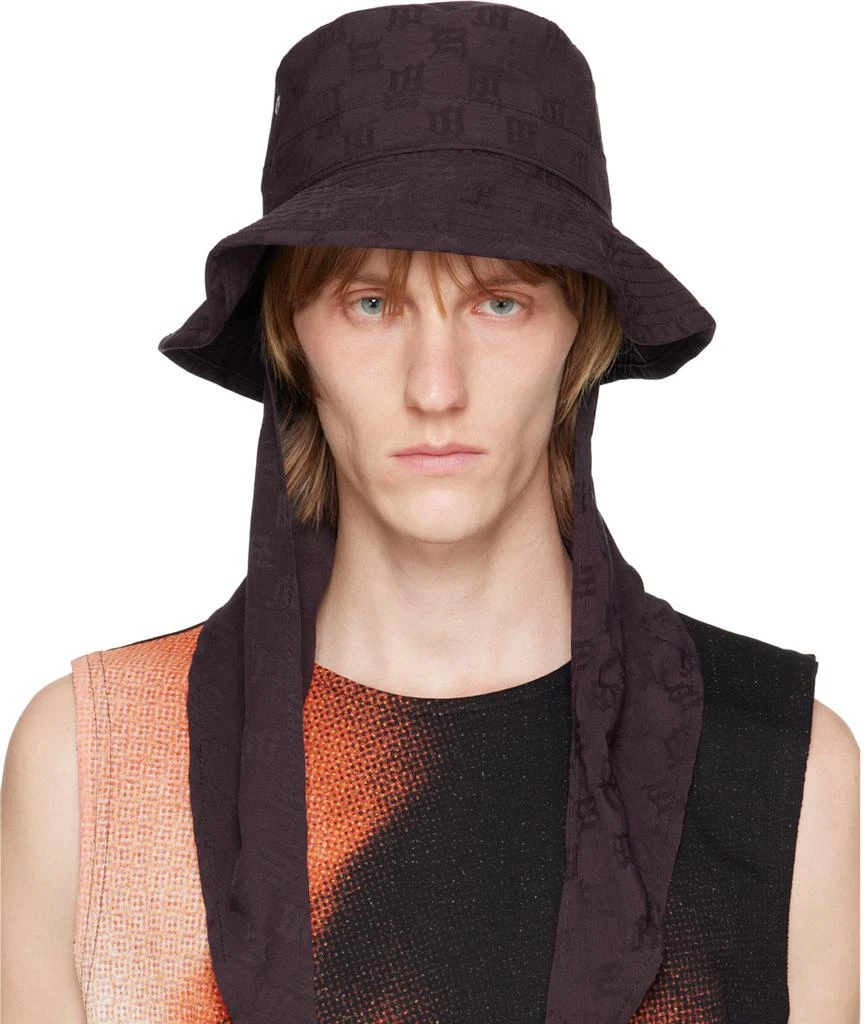 Misbhv Black Jordan Barrett Edition Scarf Bucket Hat 1