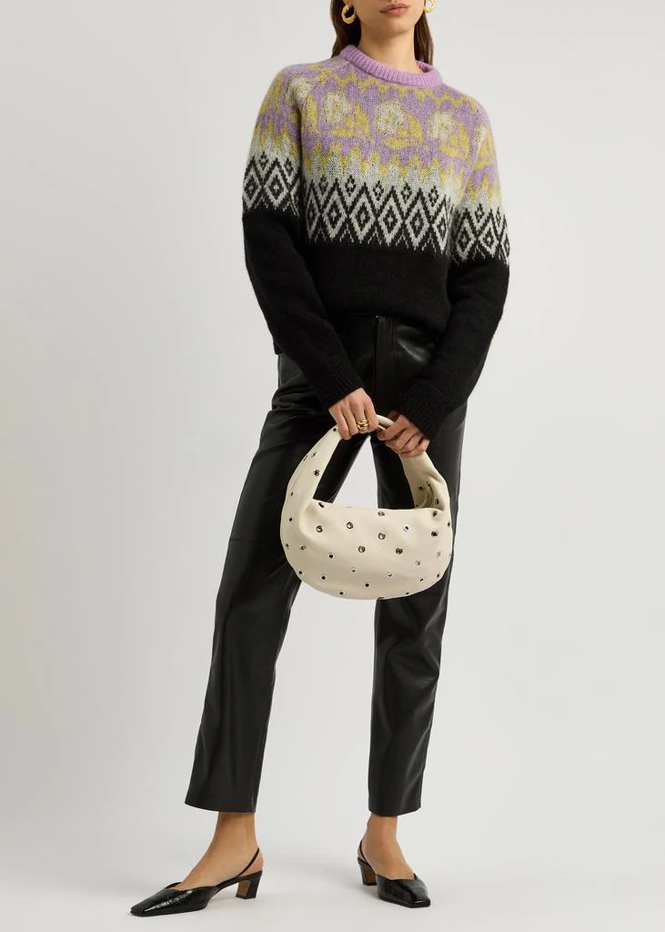 LA DOUBLE J Slope fair isle intarsia alpaca-blend jumper 4