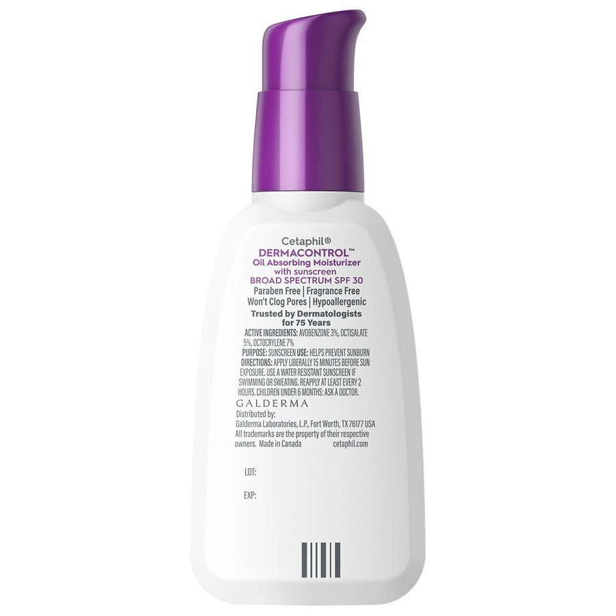 Cetaphil Dermacontrol Oil Absorbing Moisturizer SPF 30 2