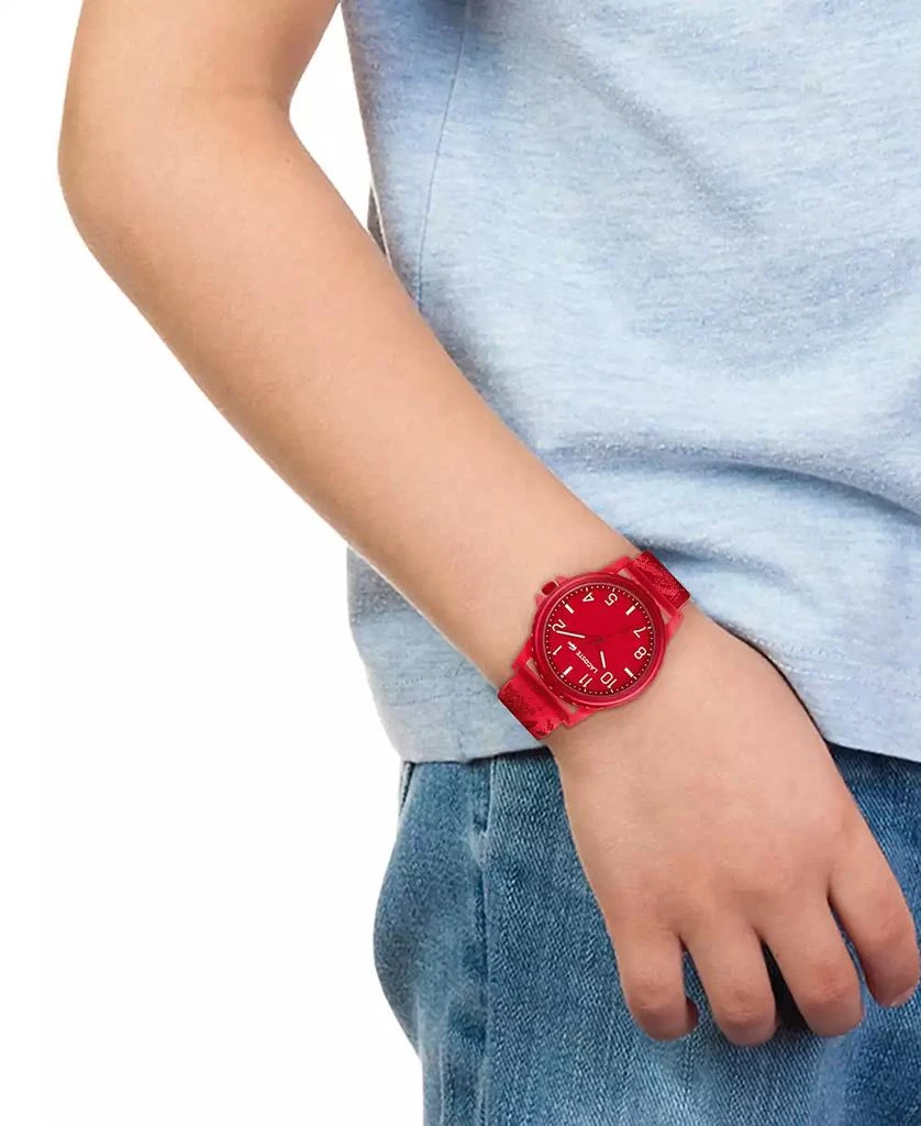 Lacoste Kid's Rider Red Silicone Strap Watch 4