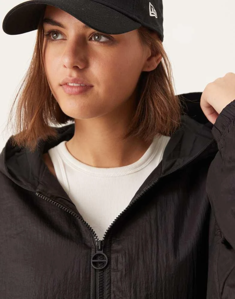 Pimkie Pimkie hooded bomber jacket in black 2