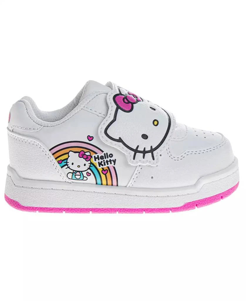 Hello Kitty Toddler and Little Girls Hook and Loop Casual Sneakers 2