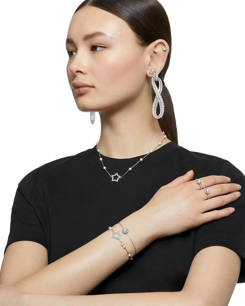 Swarovski Una Angelic Cubic Zirconia Stud Earrings 3