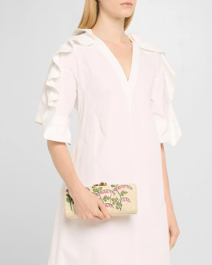 Rafe Alessandra Flower Long Clutch Bag 2