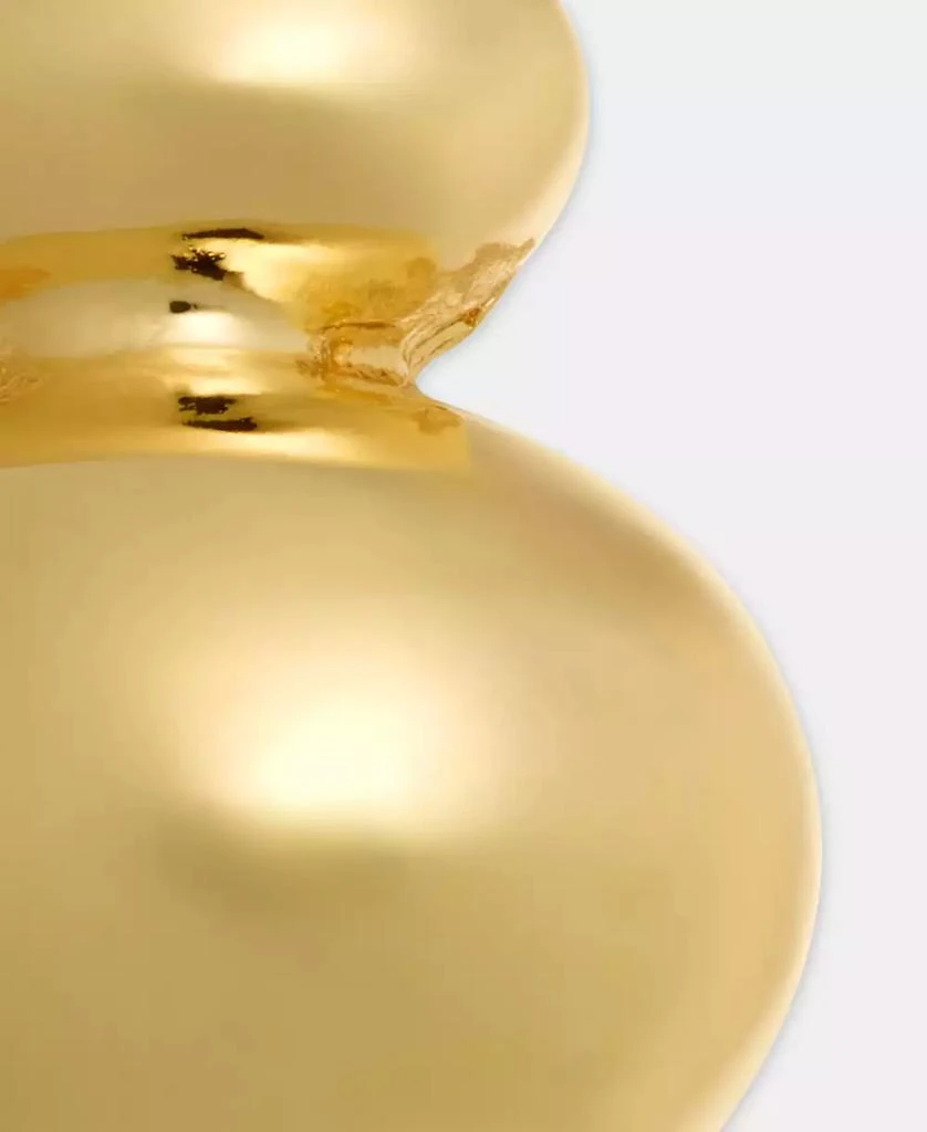 Anne Klein Puffy Double Round Button Earrings 2