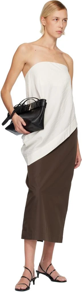 St. Agni Black Belt Detail Baguette Bag 4