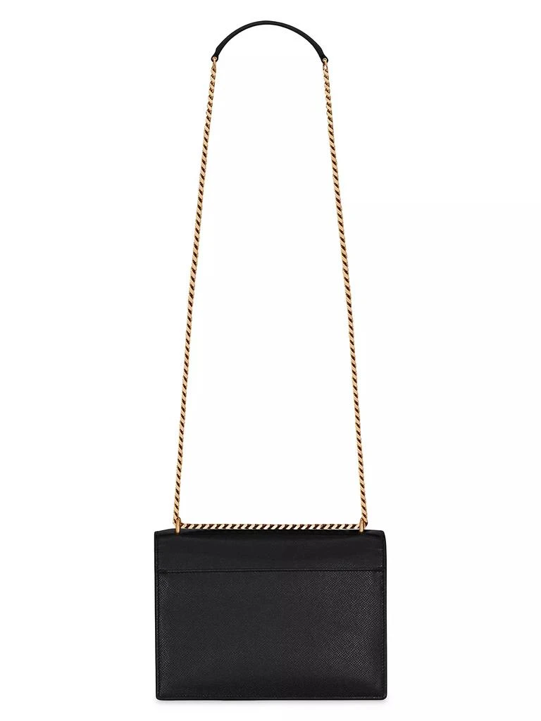 Yves Saint Laurent Medium Sunset in Coated-Bark Leather 6