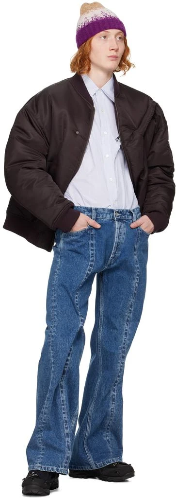 Y/Project Blue Classic Wire Jeans 4