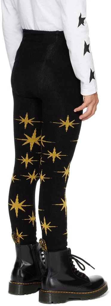 Mini Rodini Kids Black Stars Leggings 3