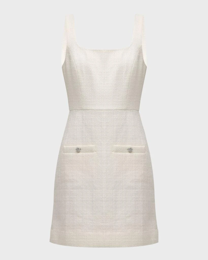 VERONICA BEARD Sabra Tailored Tweed Mini Dress 1