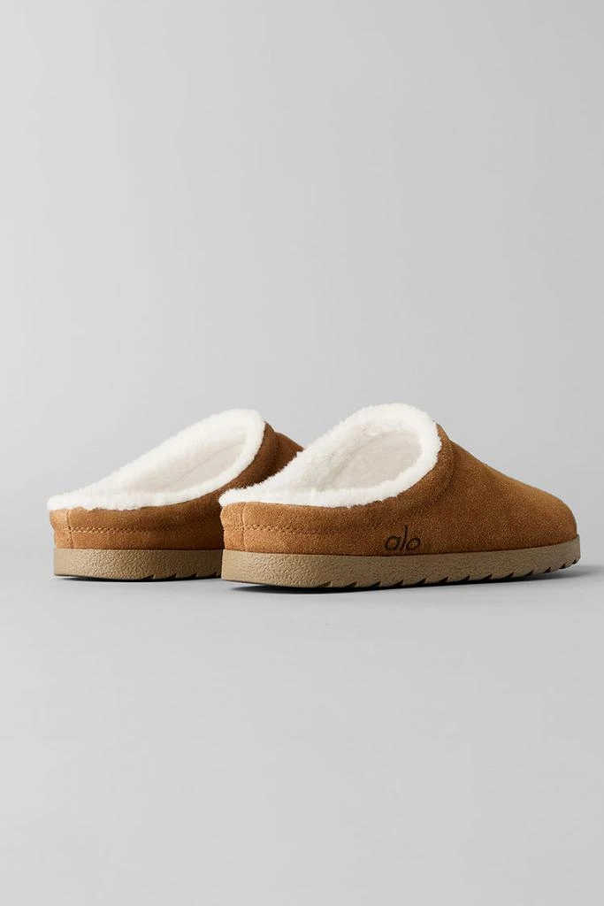 Alo Recovery Slipper - Saddle/Ivory 4