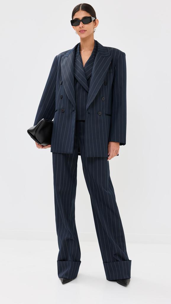 LaQuan Smith Oversized Boyfriend Blazer