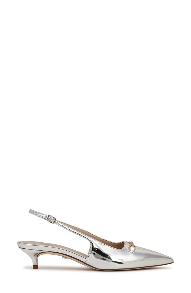 Sam Edelman Farrah Kitten Heel Pointed Toe Slingback Pump 5