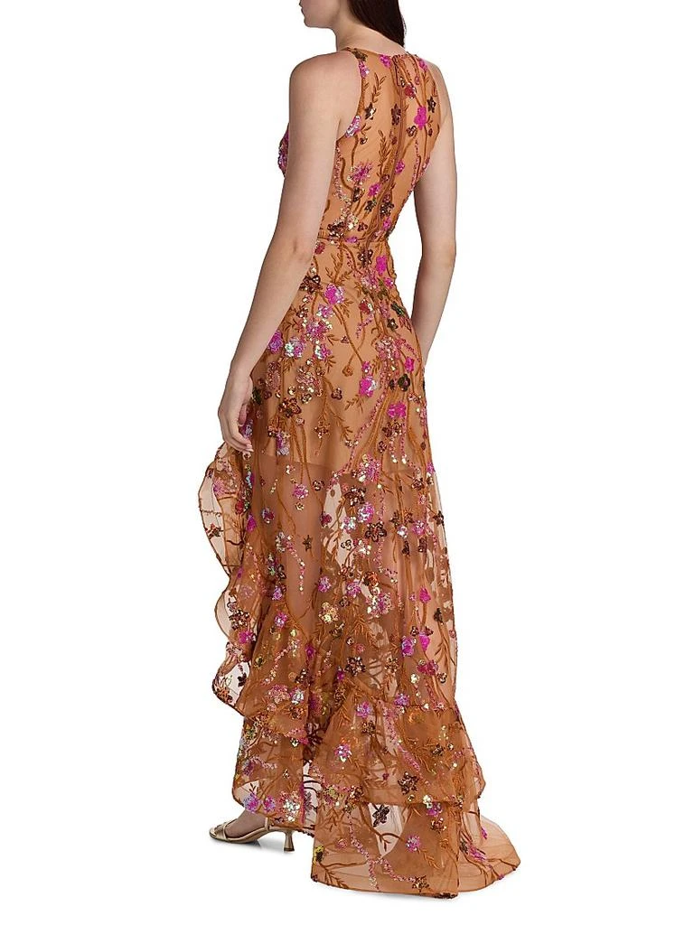 BRONX AND BANCO Sicilia Sequined Maxi Dress 5