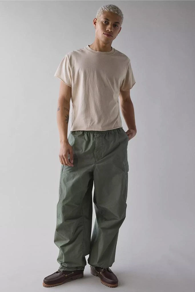 Urban Renewal ReMADE By UO Boxy Cropped Raw Cut Tee 3