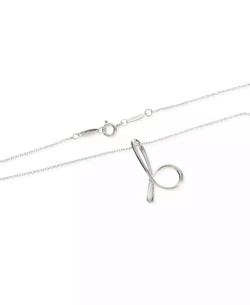 Pre-Owned Tiffany 
Co Sterling Silver  Elsa Peretti Small Alphabet Pendant 3