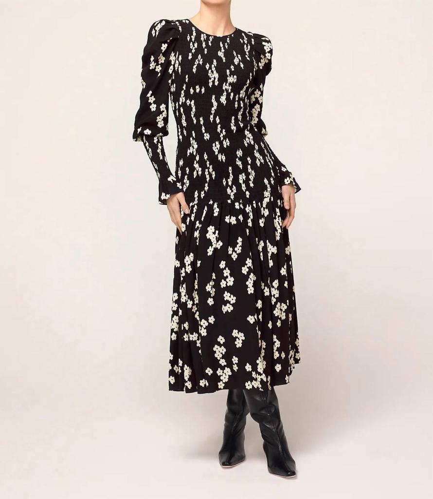 Kitri Kitri - Floral Print Shirred Dress