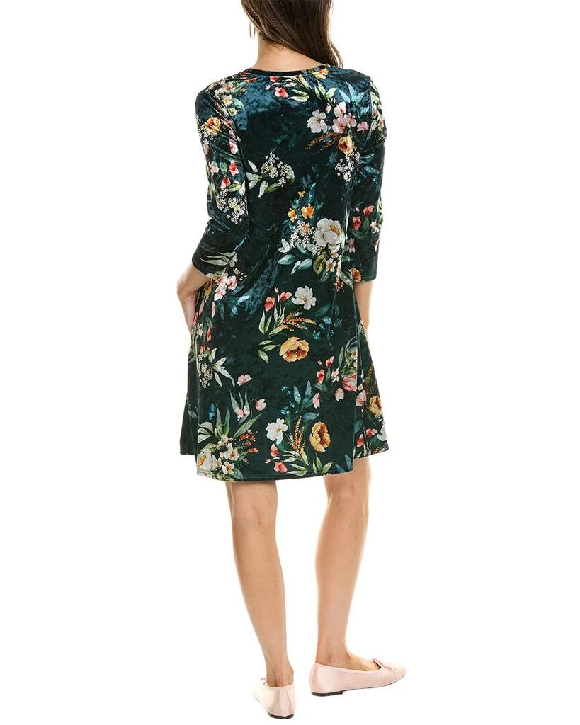 Leota Velvet Knit Shift Dress 2