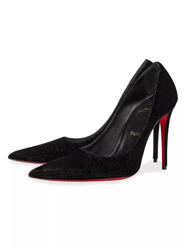 Christian Louboutin Kate Max 100MM Velvet Pumps 2