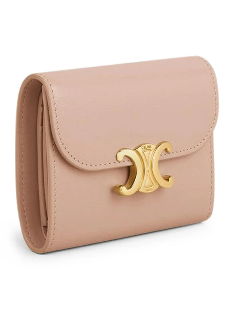 Celine SMALL TRIOMPHE WALLET IN GLOSSY CALFSKIN 2