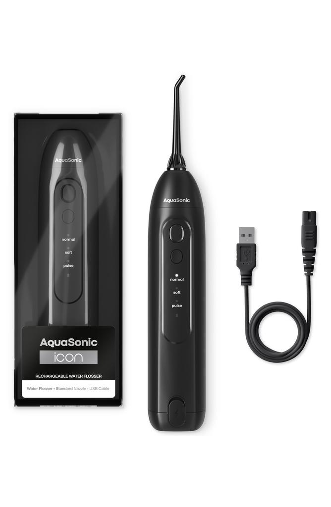 AquaSonic Icon Onyx Flosser