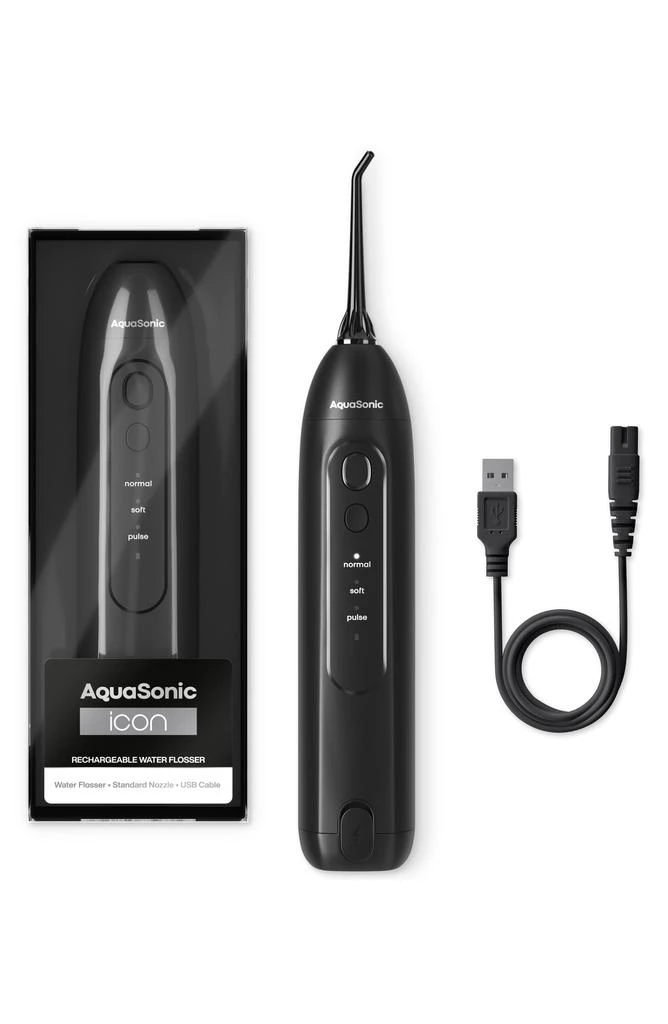 AquaSonic Icon Onyx Flosser 3