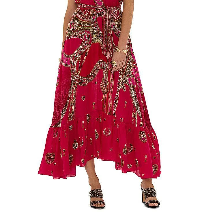 Camilla Printed Silk Dress 7