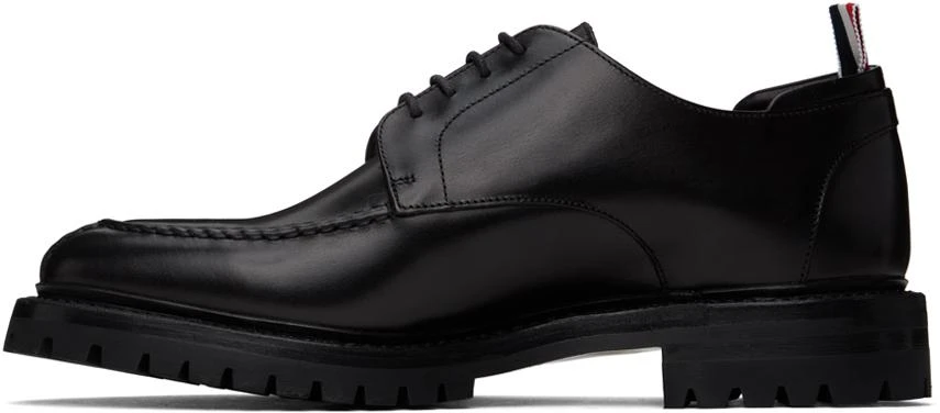 Thom Browne Black Commando Sole Apron Stitch Derbys 3