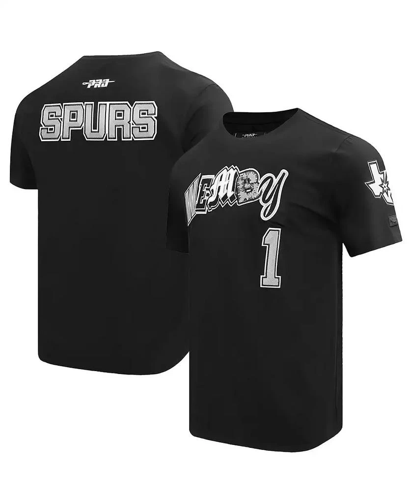 Pro Standard Men's Victor Wembanyama Black San Antonio Spurs City Ransom T-Shirt 1