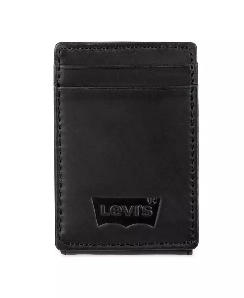 Levi's Men's RFID Genuine Leather Front Pocket Wallet 1