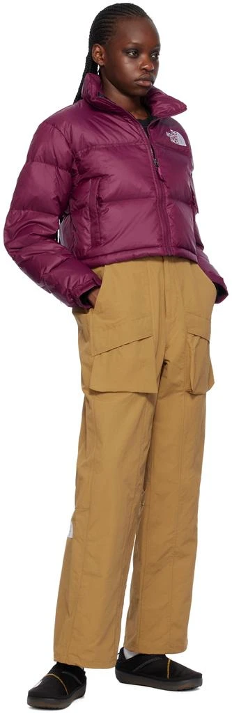 The North Face Purple Nuptse Short Down Jacket 4