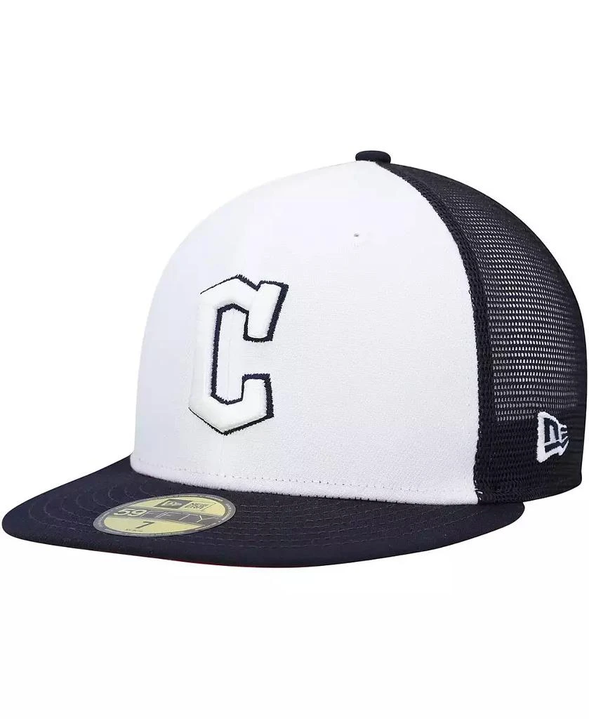 New Era Men's Navy and White Cleveland Guardians 2023 On-Field Batting Practice 59FIFTY Fitted Hat 1