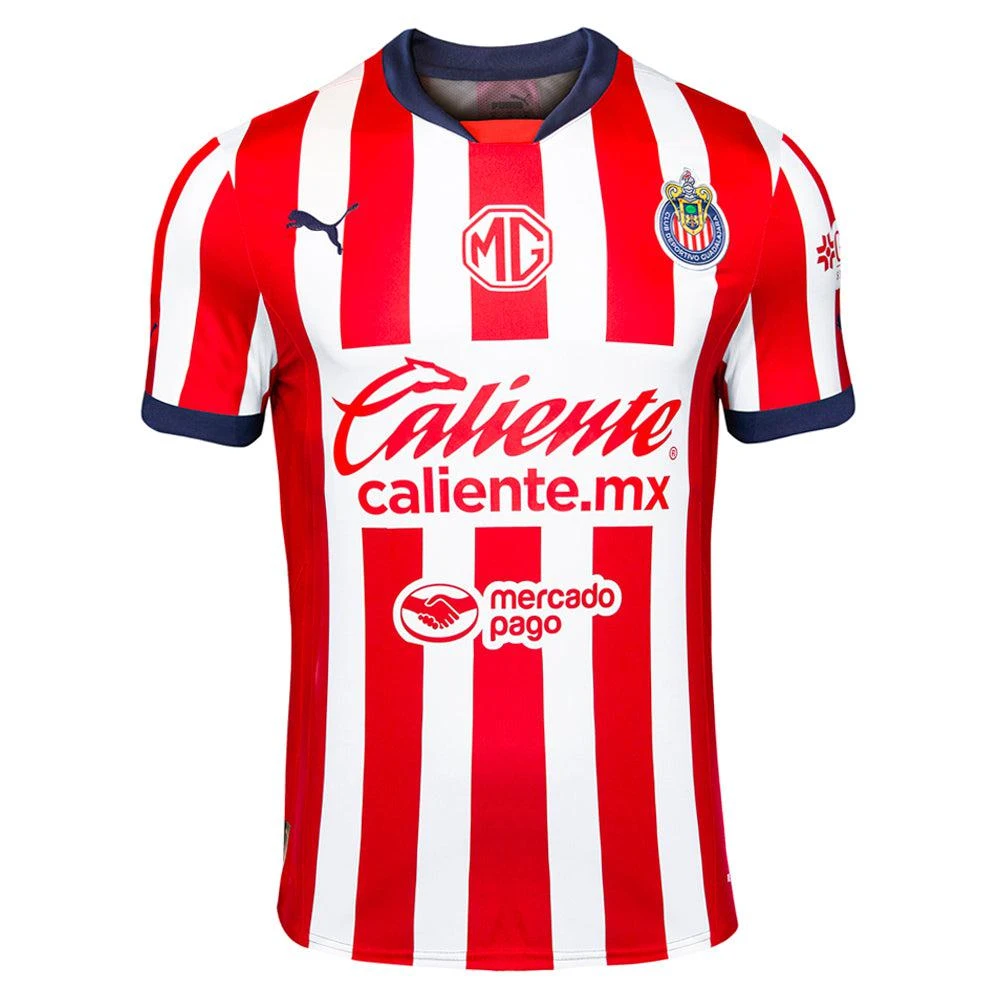 Puma Chivas Collared Short Sleeve Home Soccer Jersey Replica 24-25 1