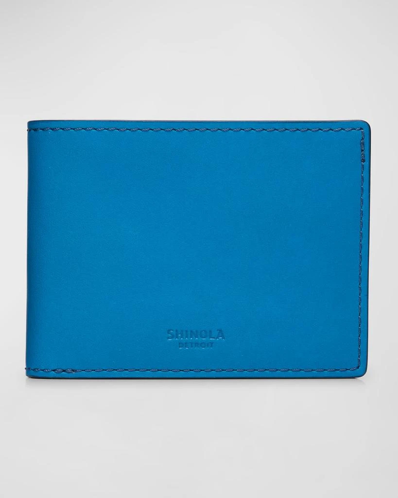 Shinola Men's Leather Slim Bifold Wallet 1