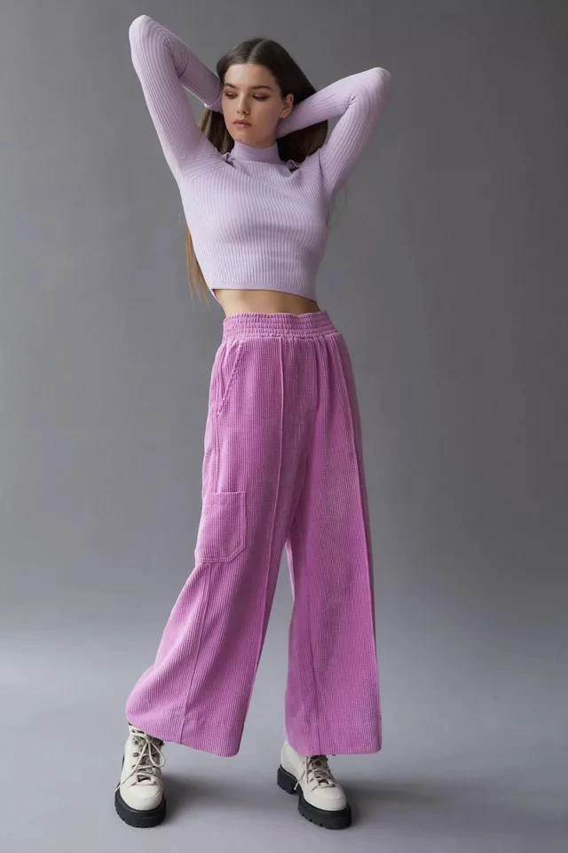 Urban Outfitters UO Drapey Corduroy Wide Leg Pant 4