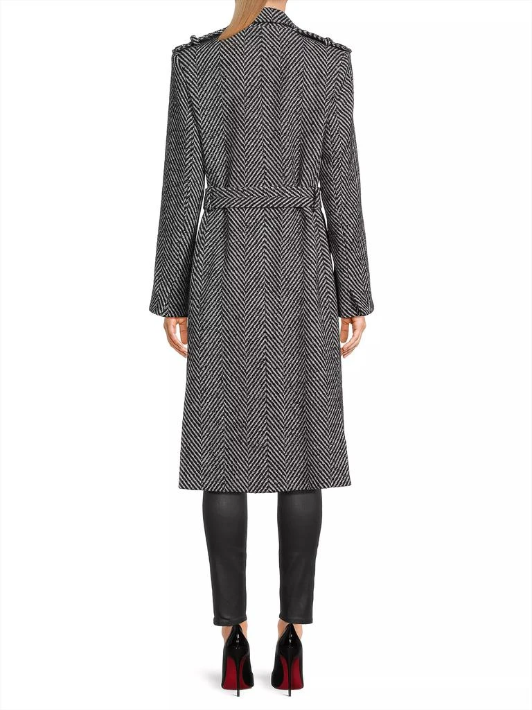 Sam Edelman Herringbone Wrap Coat 5