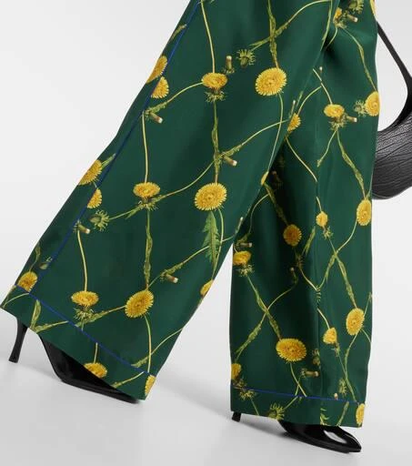 Burberry Floral silk pajama pants 5