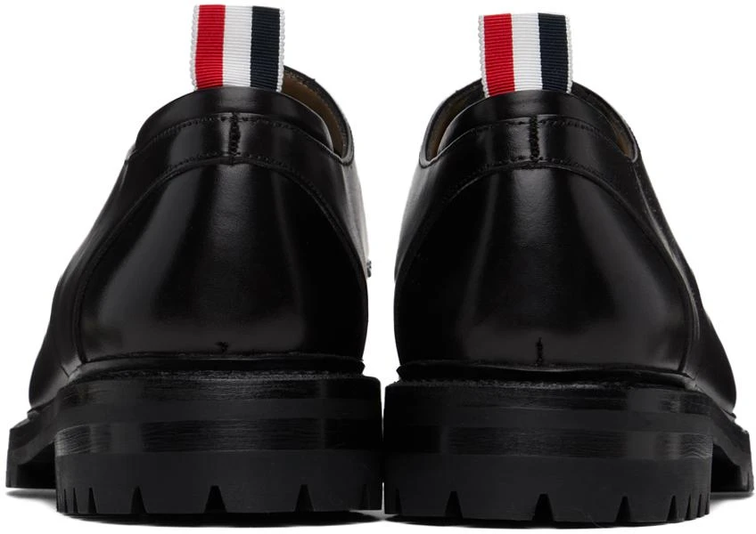 Thom Browne Black Commando Sole Apron Stitch Derbys 2