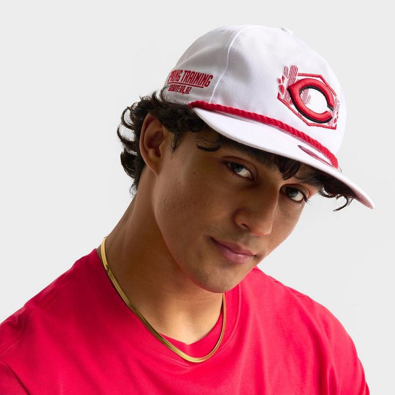 New Era New Era Cincinnati Reds MLB The Golfer Team Text Snapback Hat