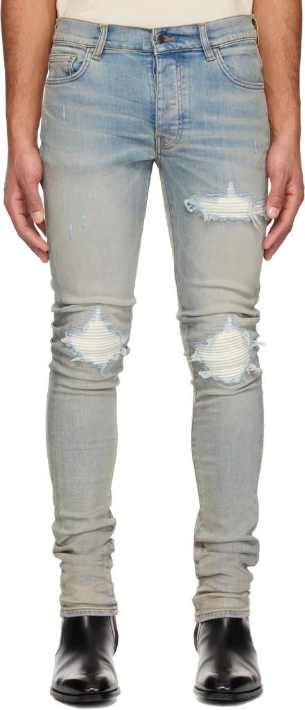 AMIRI Blue MX1 Ultrasuede Jeans 1