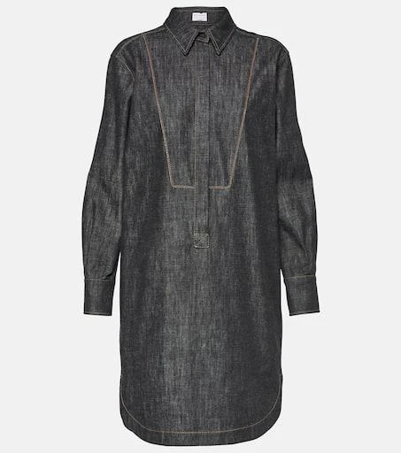 Brunello Cucinelli Denim shirt dress 1