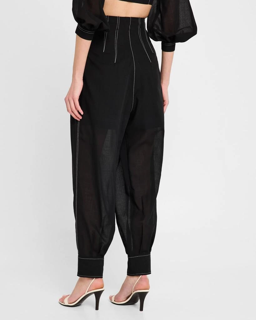 PHILOSOPHY di LORENZO SERAFINI Pleated Tapered-Leg Trousers 3