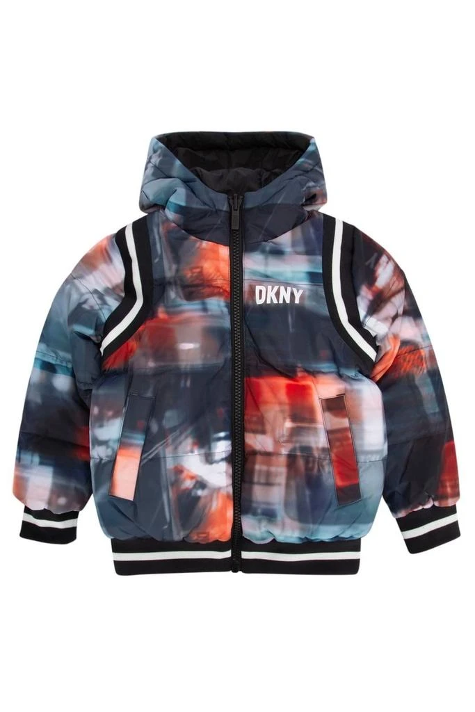DKNY DKNY Kids Printed Hooded Jacket