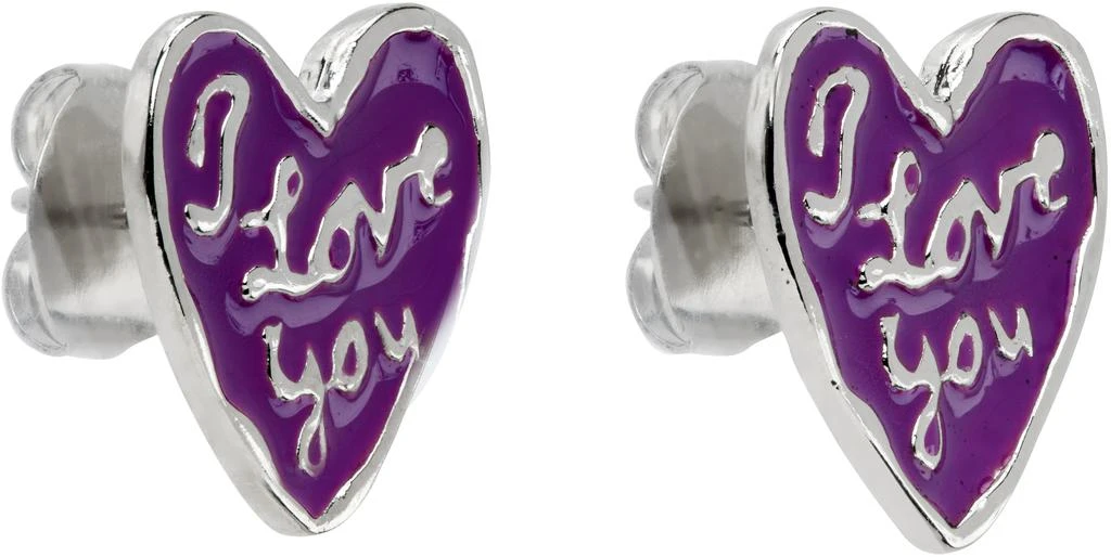 CHOPOVA LOWENA Silver Lovers Earrings 2